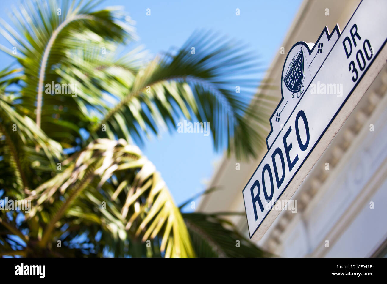 Rodeo Drive, Beverly Hills, Los Angeles, Kalifornien, USA, Vereinigte Staaten von Amerika Stockfoto