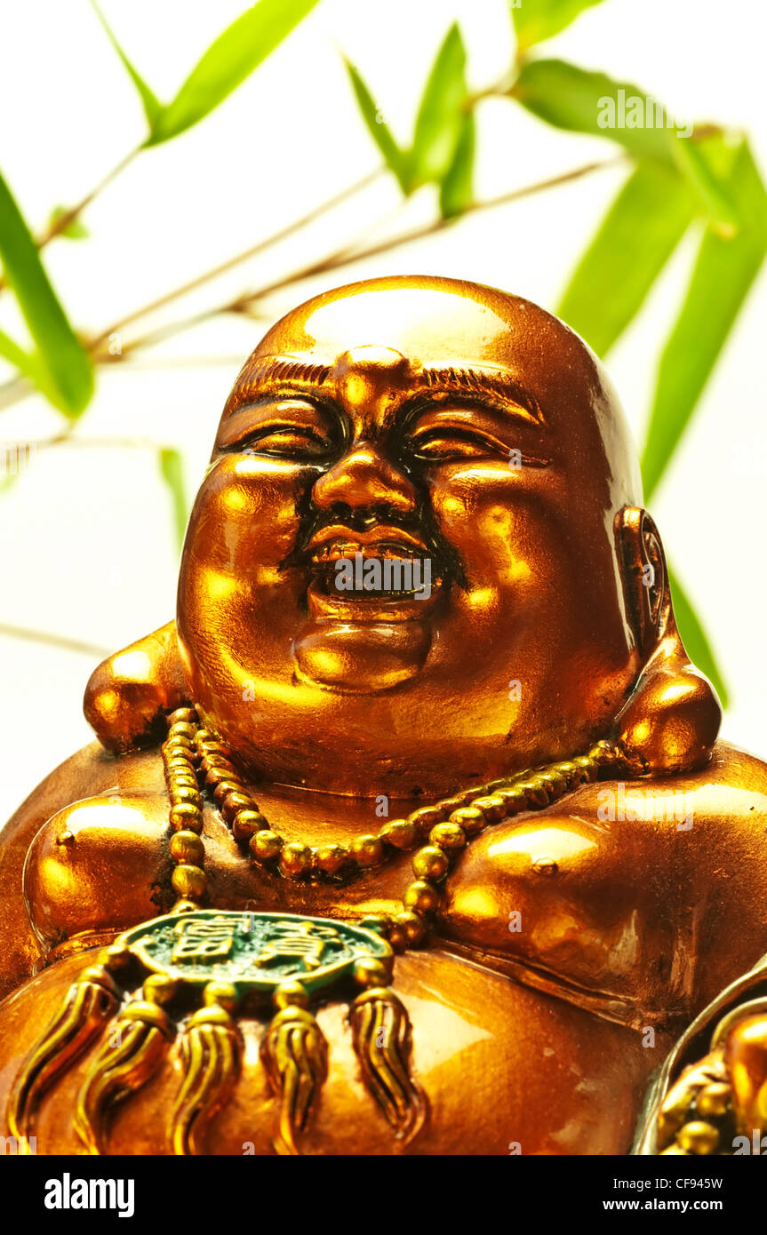 Buddha lacht Stockfoto