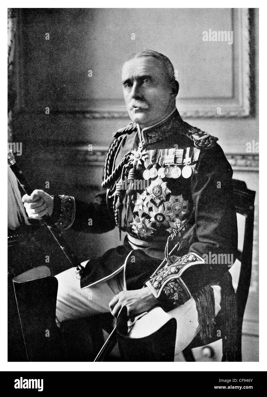 Fangen Sie Marschall John Denton Pinkstone Französisch 1. Earl von Ypern 1852 1925 Viscount Chief Imperial General Staff Oberbefehlshaber Stockfoto