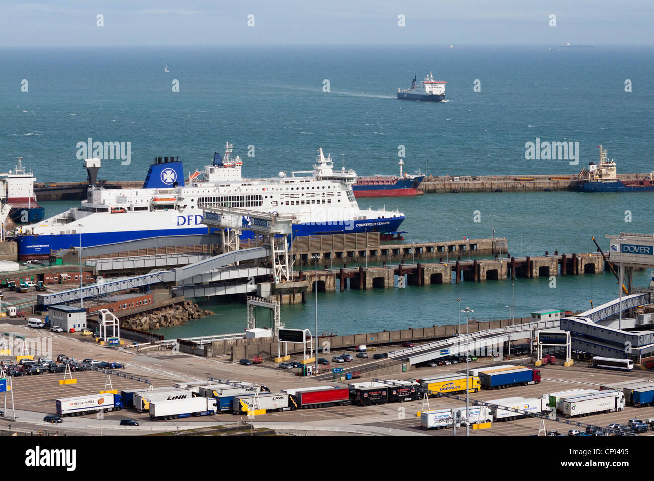 Hafen/Hafen Hafen von Dover, Kent, England, UK Stockfoto