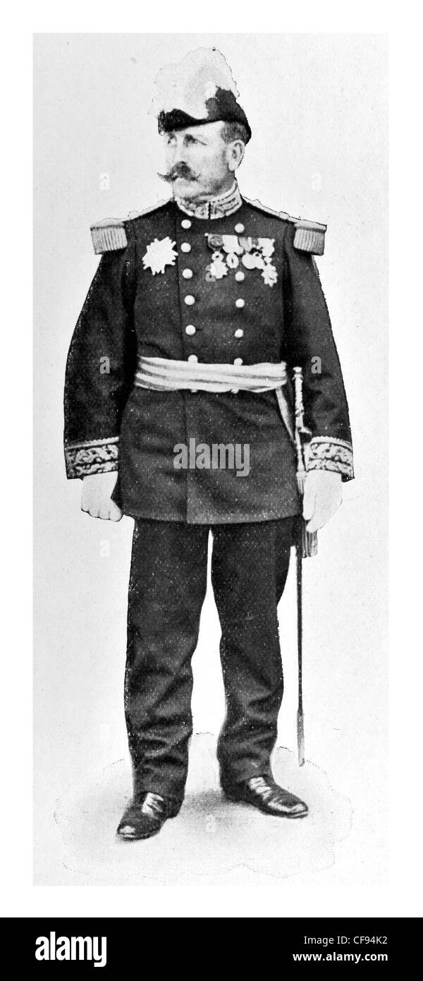 Auguste Yvon Edmond Dubail (15. April 1851 - 7. Januar 1934) war ein französischer Offizier. Er befahl der ersten Armee und der Armee Grou Stockfoto