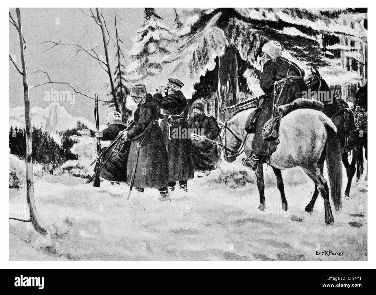 Kosak Outpost Stockfoto