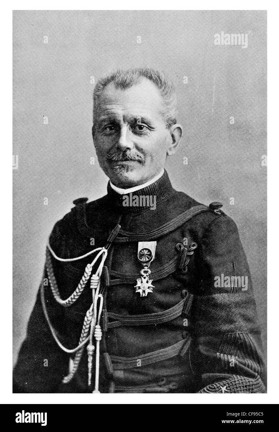 Michel-Joseph Maunoury (17. Dezember 1847 – 28. März 1923) war ein Kommandeur der französischen Truppen in den frühen Tagen des ersten Weltkrieges. Stockfoto