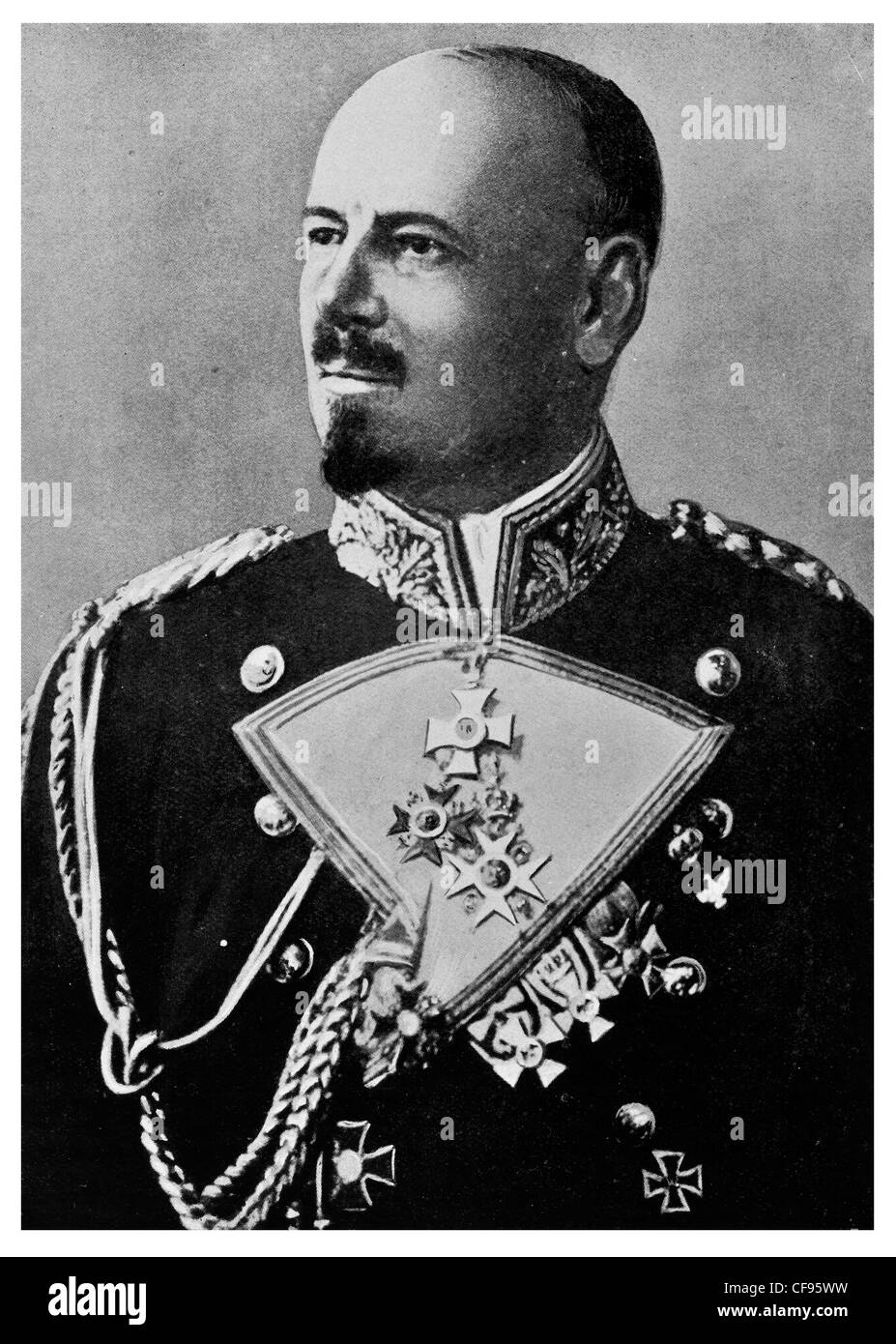 Vize-Admiral Franz Ritter von Hipper Admiral in der kaiserlichen Marine-Kommandant von der Hochseeflotte. Stockfoto