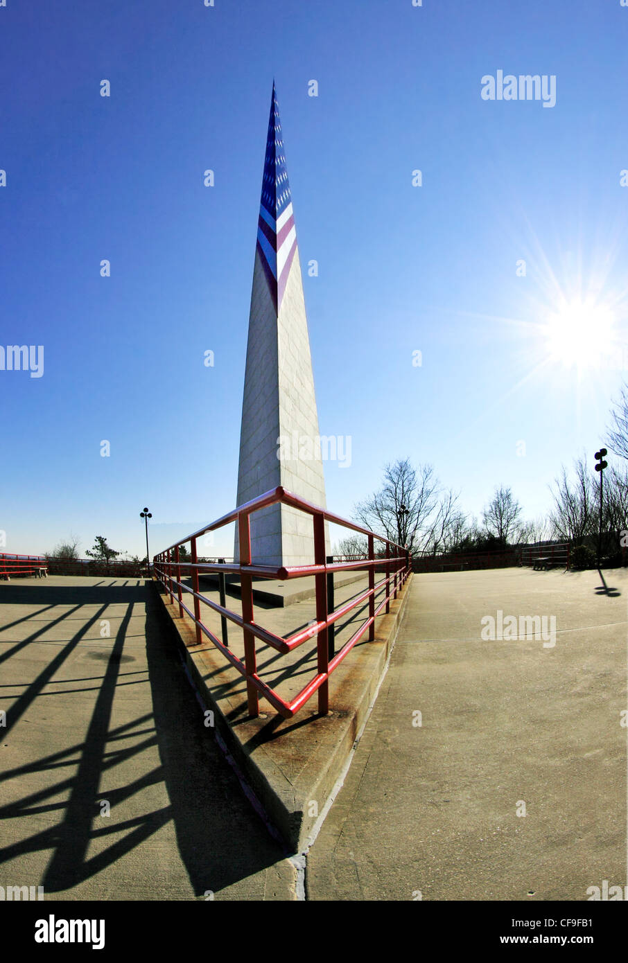 Vietnam Veterans Memorial kahlen Hügel Farmingville Long Island NY Stockfoto