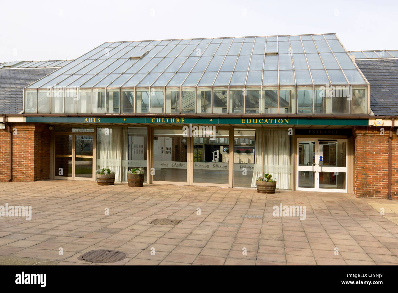 Die Bellamy-Pavillon auf der Kirkleatham Museum Redcar und Cleveland für Ausstellungen Konferenzen und Ausbildung genutzt Stockfoto