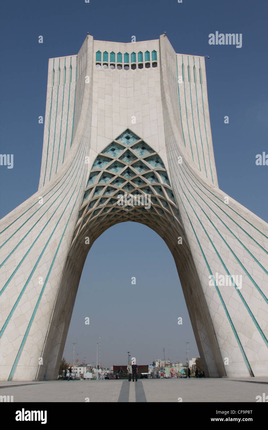 Teheran-Iran Azadi-Turm Stockfoto
