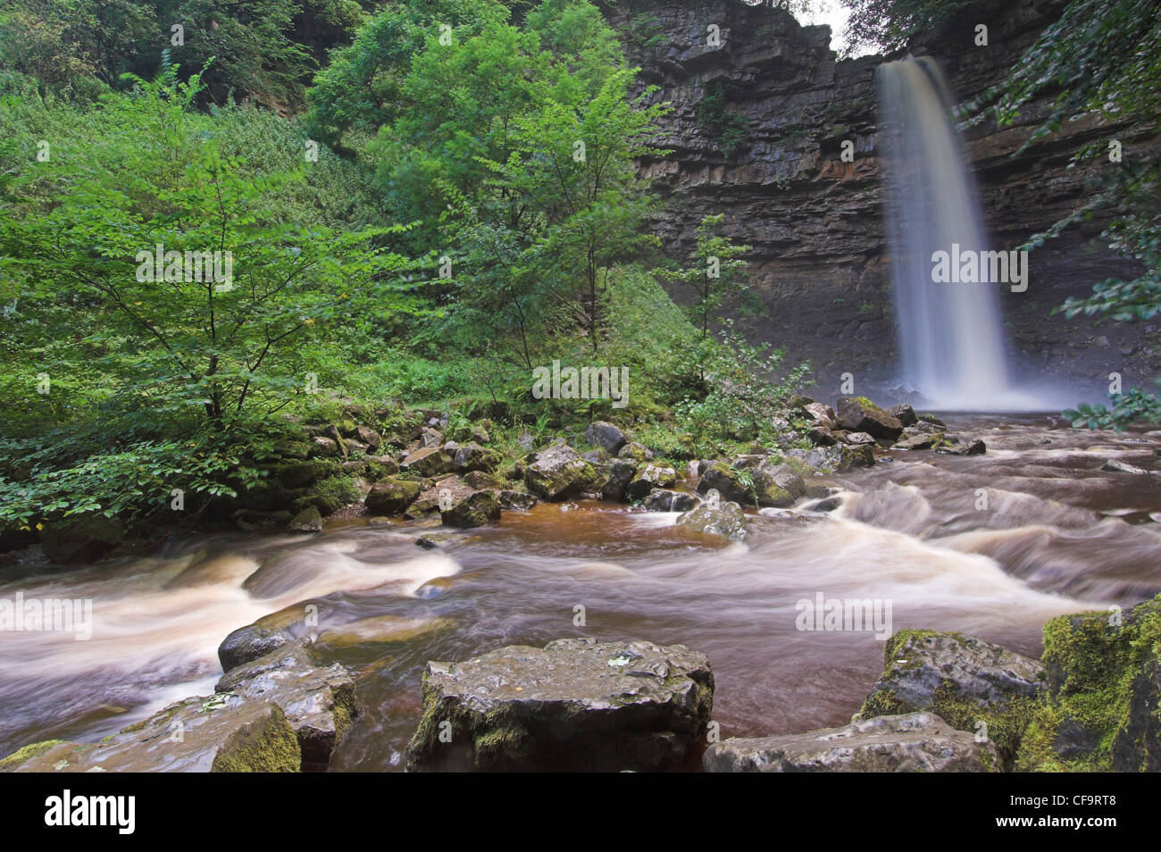 Dales Hardraw Force Wasserfall UK Stockfoto