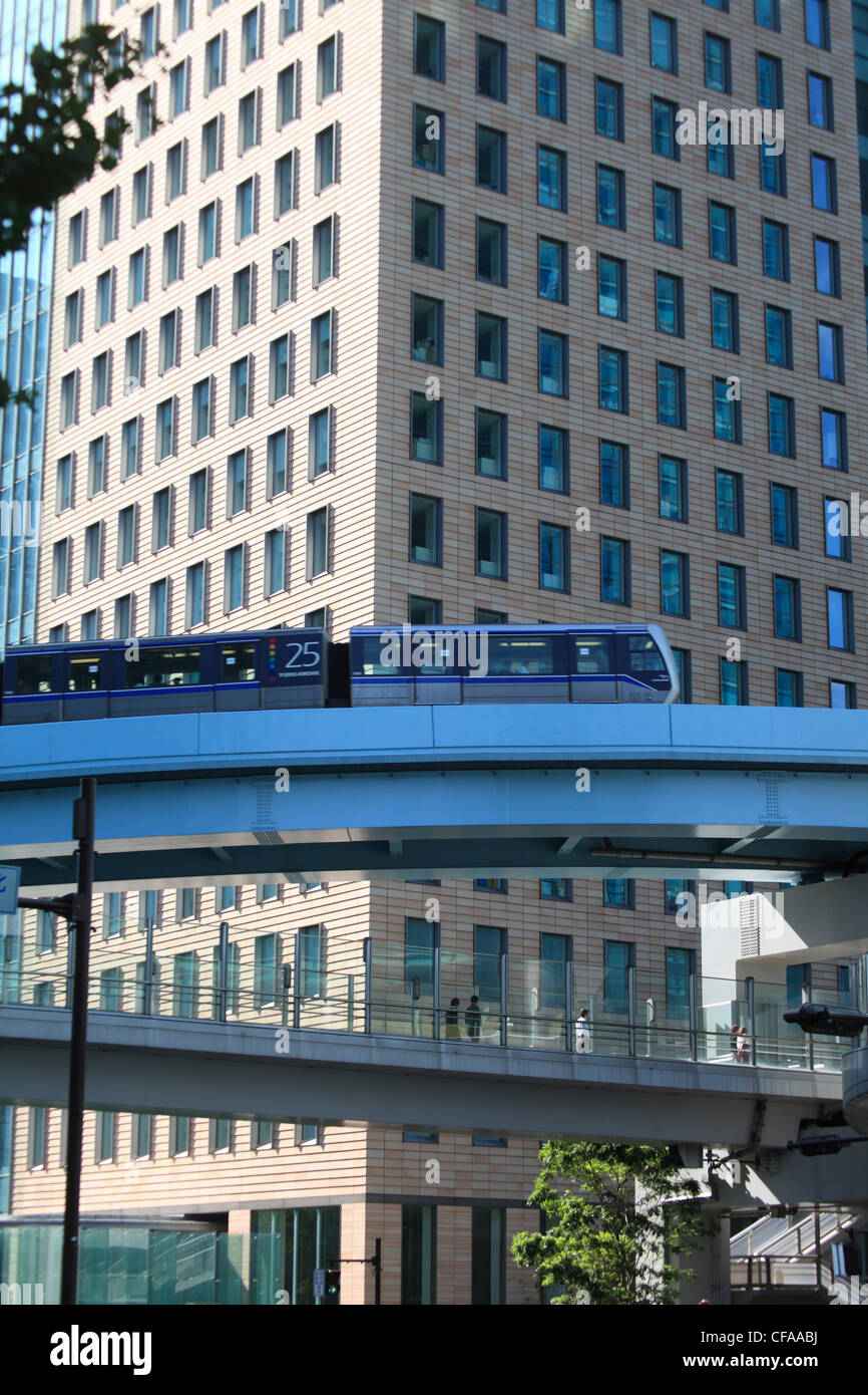 Einschienenbahn in Japan Stockfoto