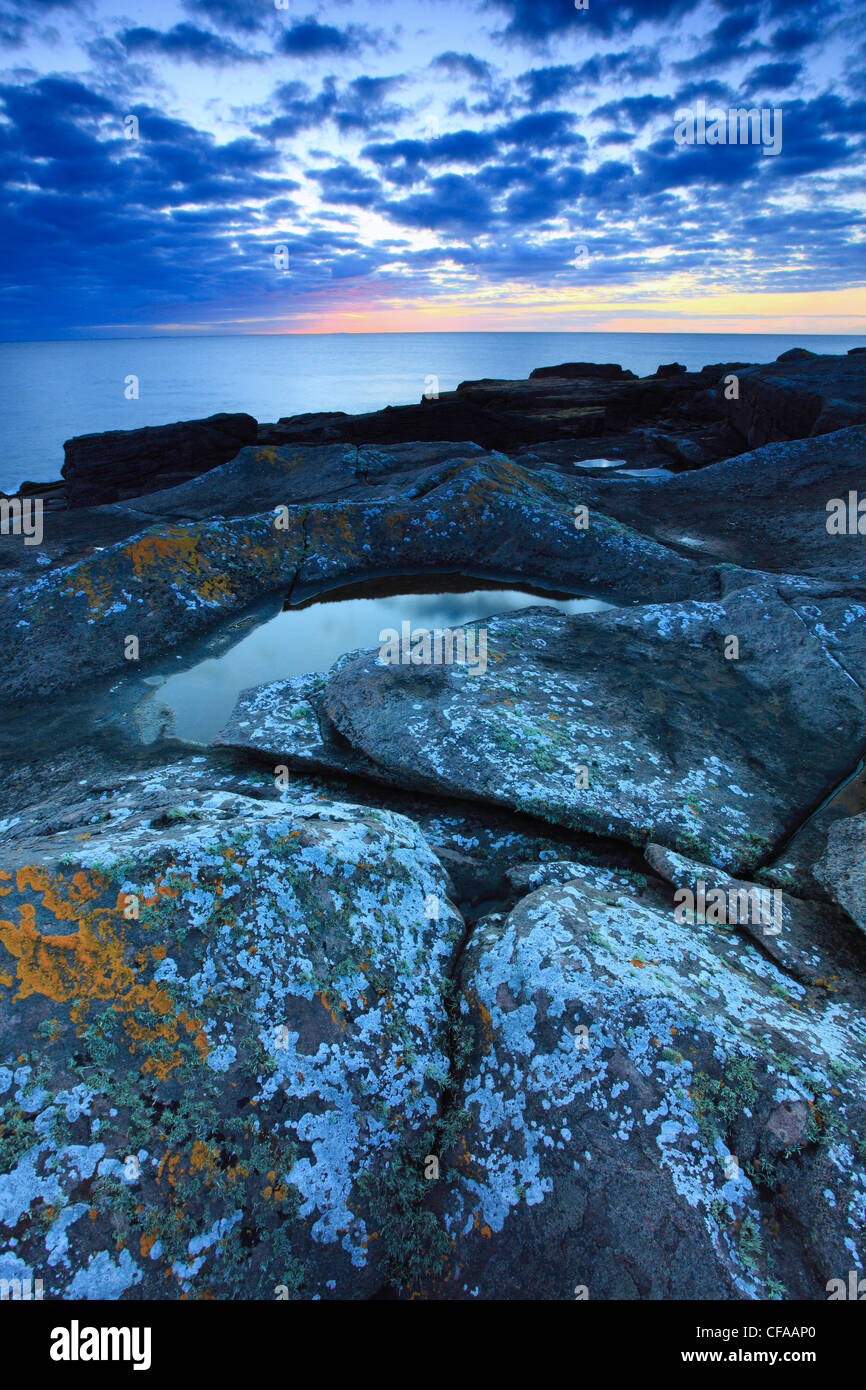 Bay, Coigach Coigach Halbinsel, Glitzer, Licht, Groß Britannien, Rasen, Klippe, Highland, Highlands, Himmel, Highland, Klippen, Küste, Stockfoto