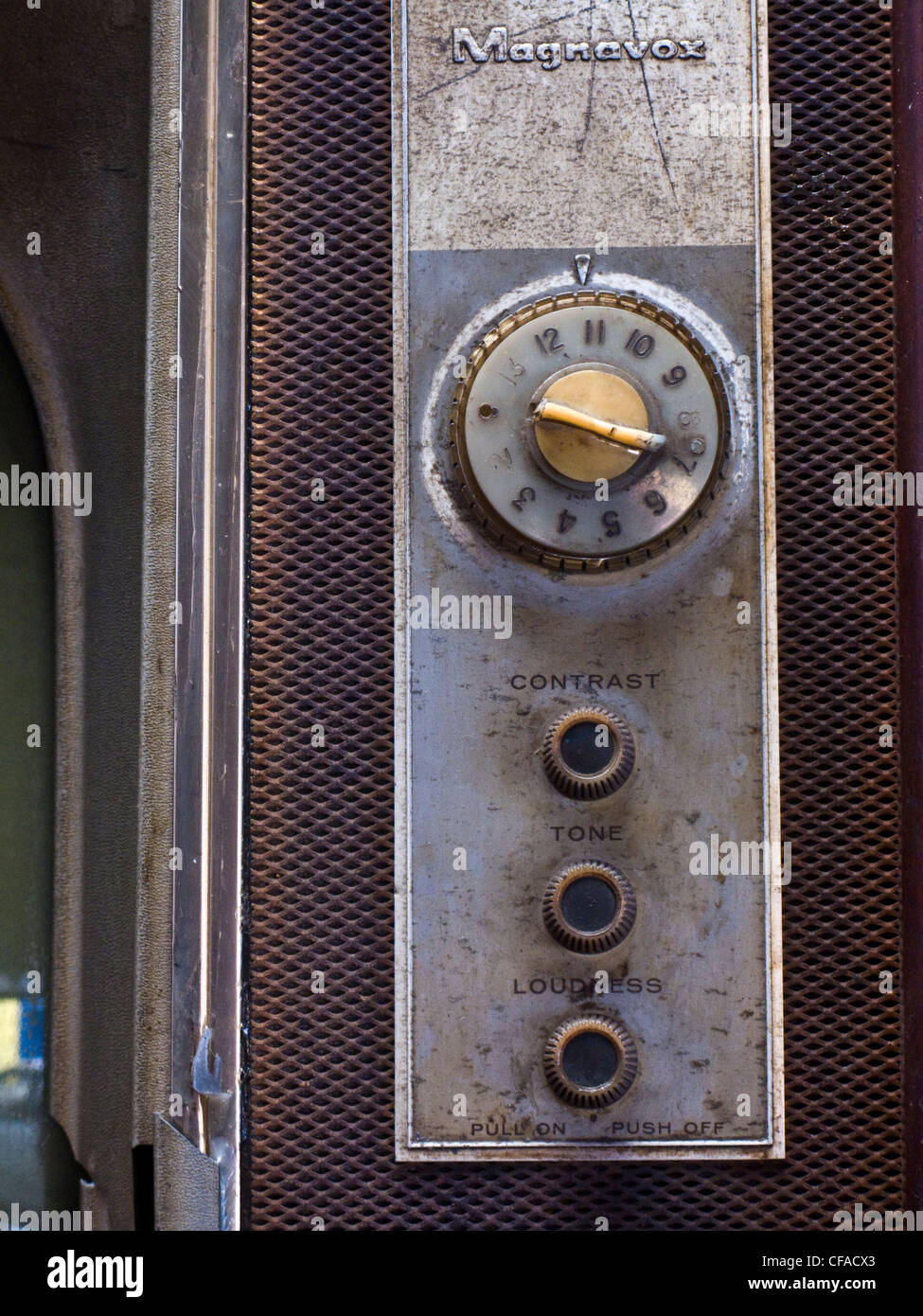 Ein alter Fernseher in Costa Rica Stockfoto