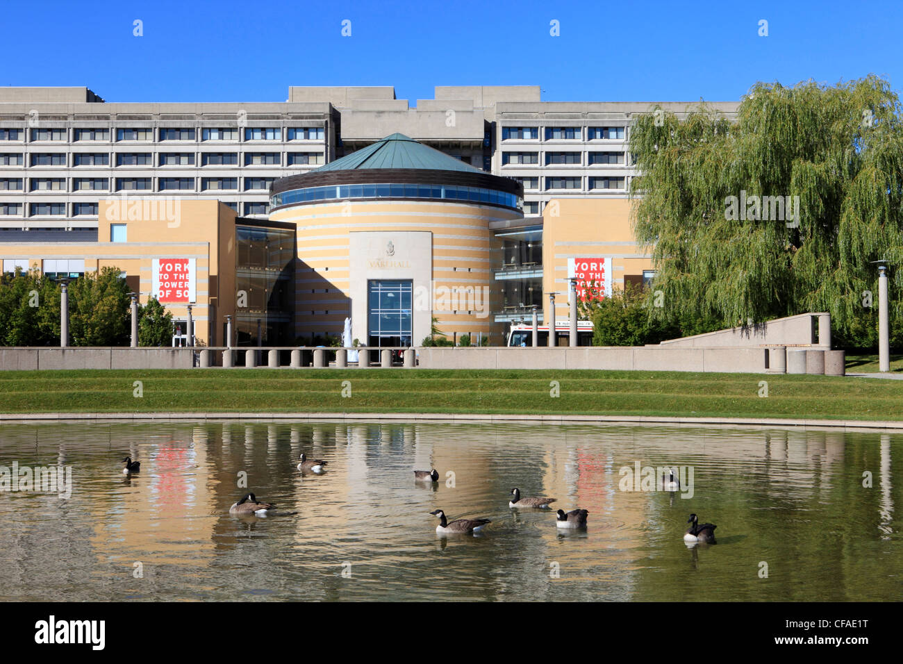 Main-Gebäude, York University, Ontario, Kanada Stockfoto