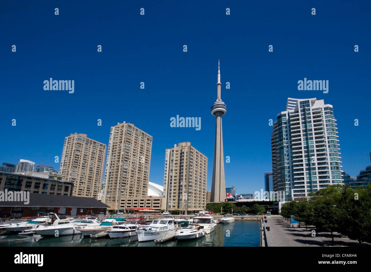 Toronto ab Harbourfront, Toronto, Ontario, Kanada Stockfoto