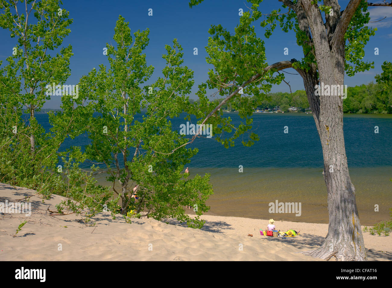 Sandigen Strand des Lake Ontario in Sandbanks Provincial Park, Prince
