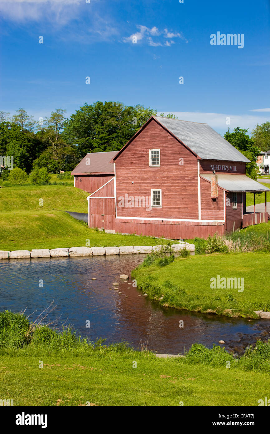 Historischen Sangheili Mühle in Millbrook, Ontario, Kanada. Stockfoto