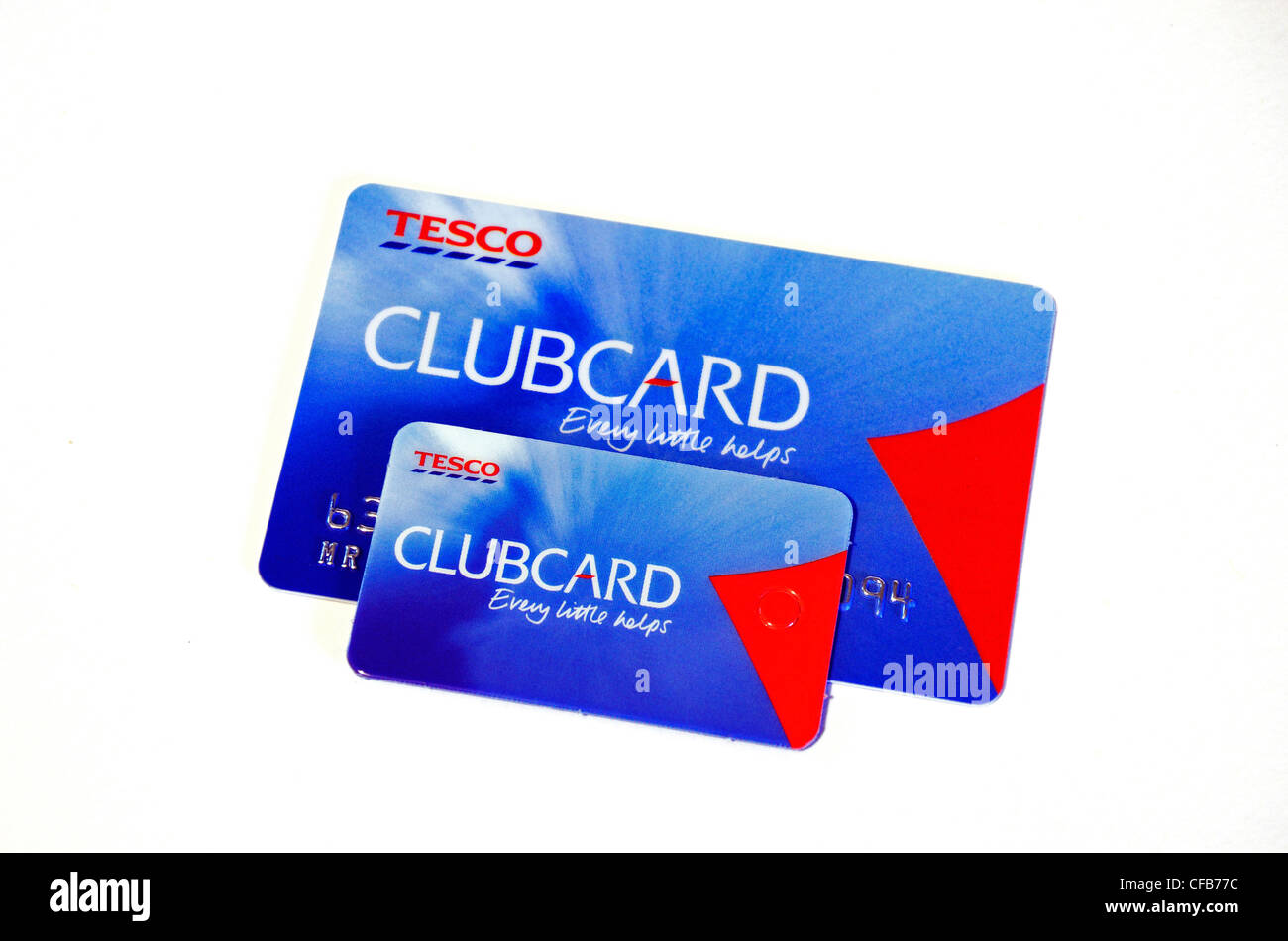 Tesco clubcard Stockfoto