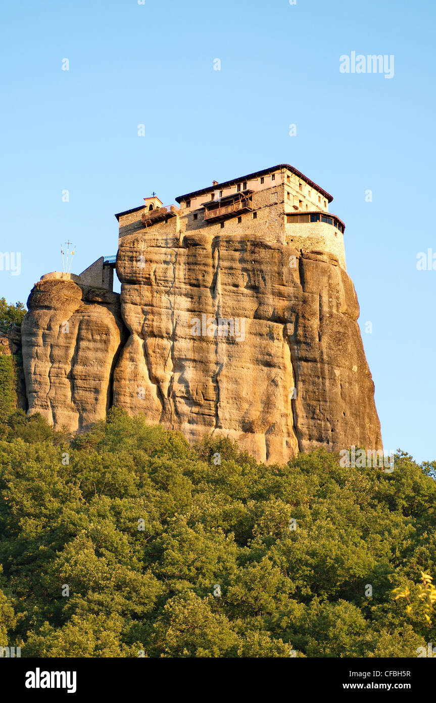 Meteora, Weltkulturerbe, Kalambaka, Kastraki, Kloster, Klöster, Orthodox, griechisch Orthodox, Fels, Felsen, Thessalien, Stockfoto