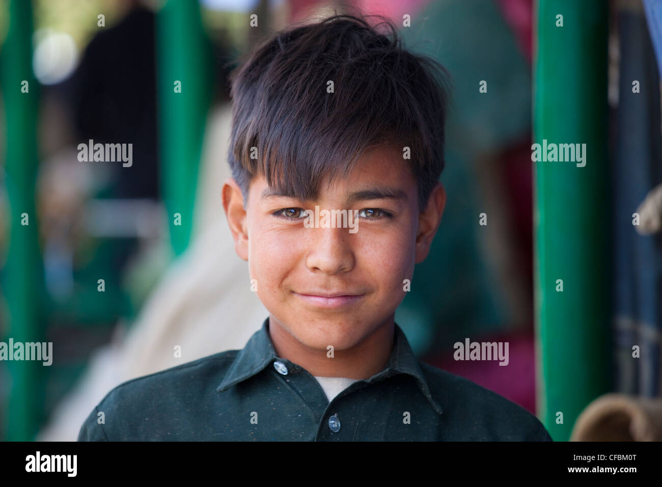 Pakistanischer junge in Islamabad, Pakistan Stockfoto