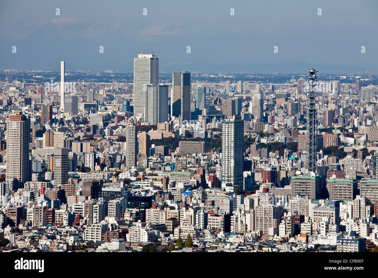 Tokyo, Japan, Asien, Stadt, Skyline von Tokyo, Ikebukuro, District, Gebäude, Architektur groß, Gebäude, beschäftigt, Stadt, Innenstadt, riesig, Stockfoto