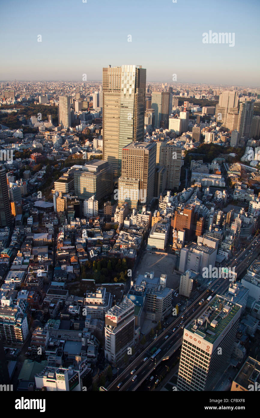 Tokyo, Japan, Asien, Stadt, Tokyo Midtown, Architektur, Gebäude, Stadt, voll, downtown, Midtown, Skyline, Wolkenkratzer, groß, Stockfoto
