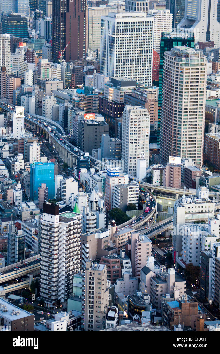 Tokyo, Japan, Asien, Stadt, Shuto Expressway, Zentrum von Tokio