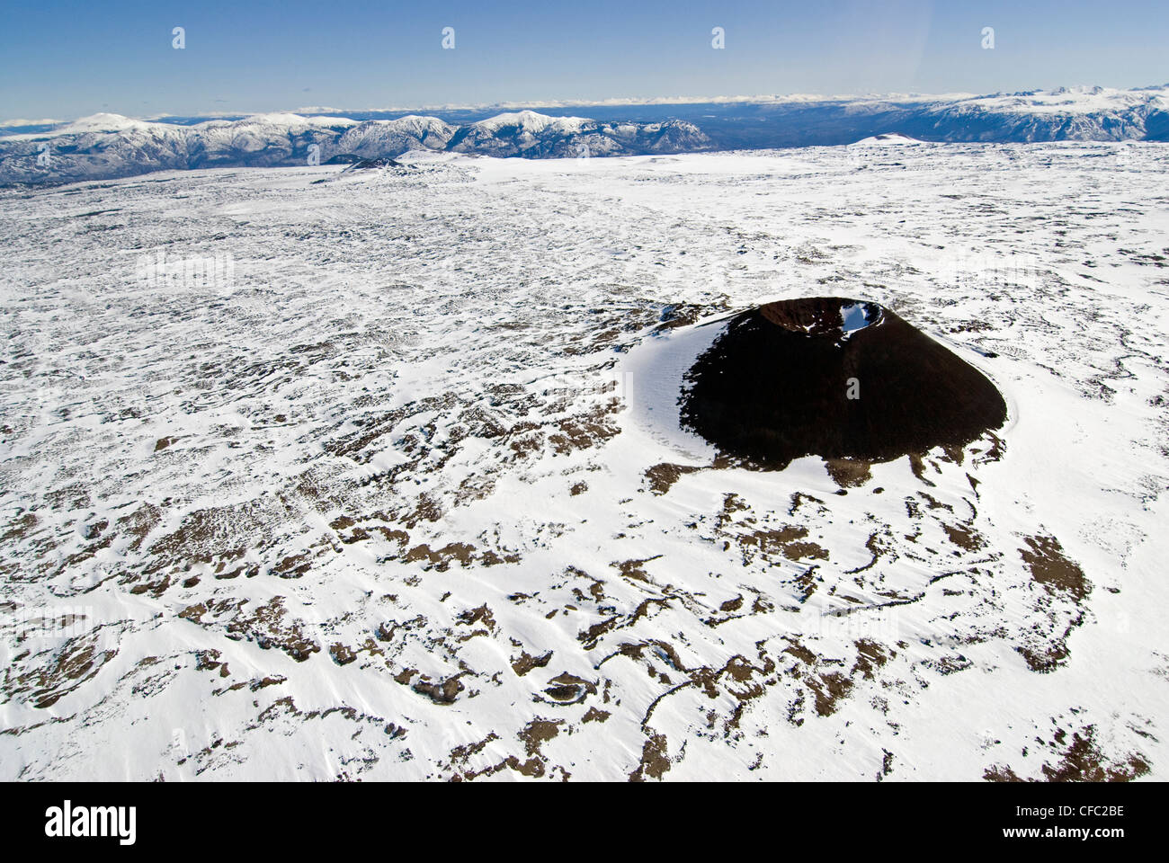 Eve Kegel in Mount Edziza Provincial Park, Britisch-Kolumbien, Kanada Stockfoto