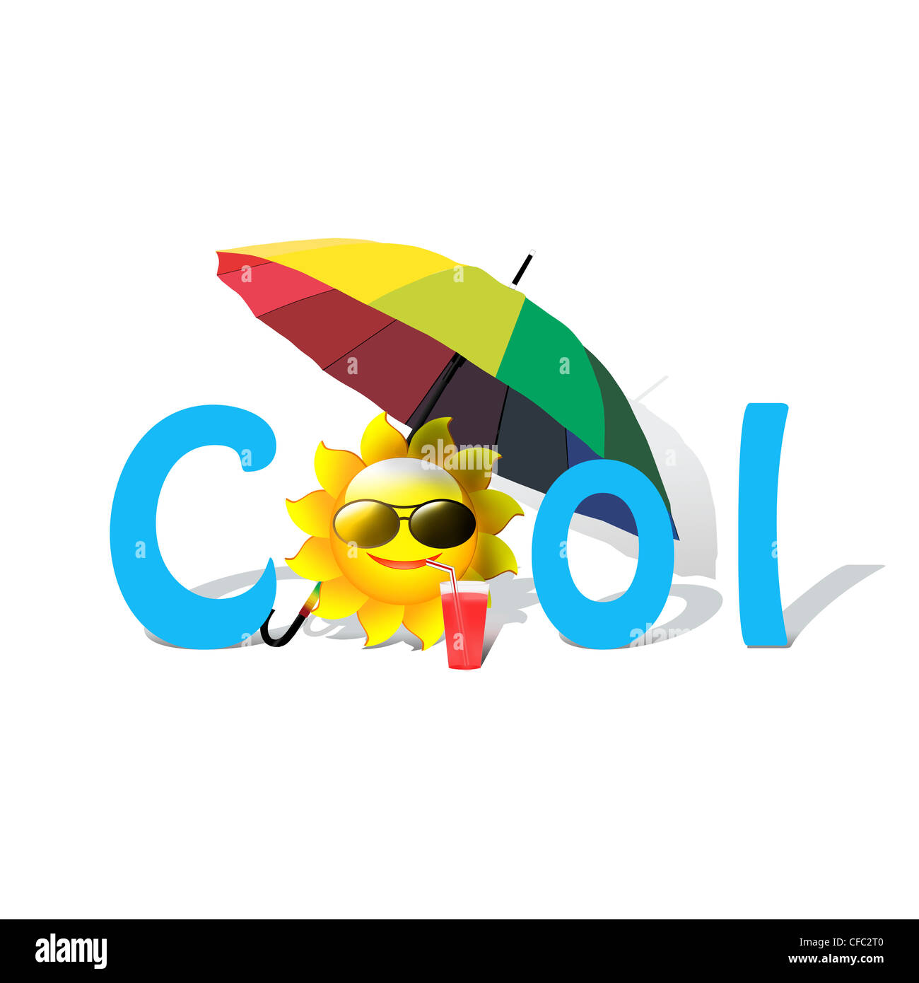 cool, coole Angebote, coole Sommer, coole Produkte, Stockfoto