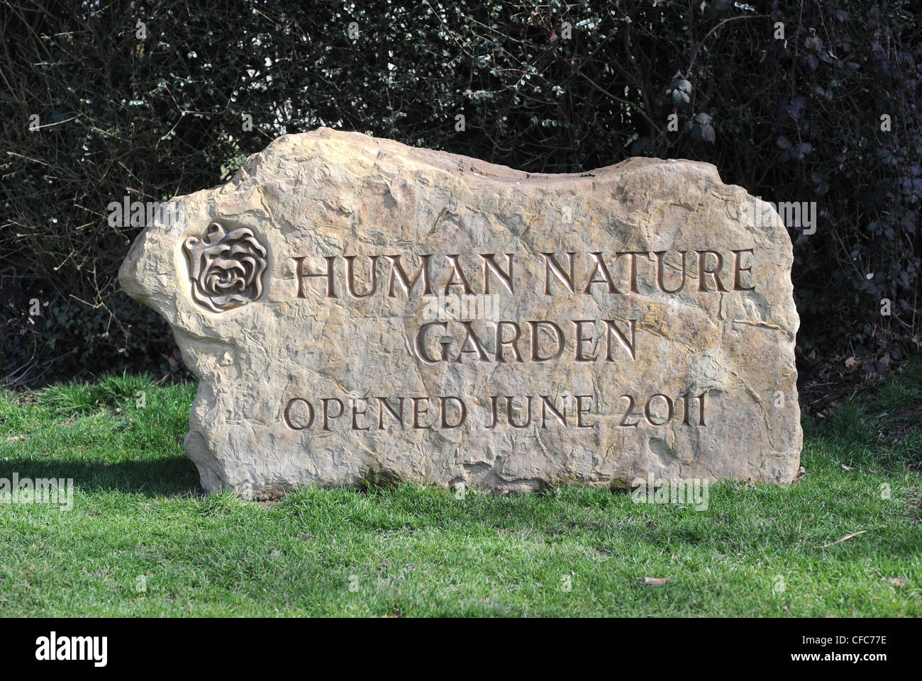 Die menschliche Naturgarten in Horsham West Sussex UK eröffnet im Juni 2011 Stockfoto