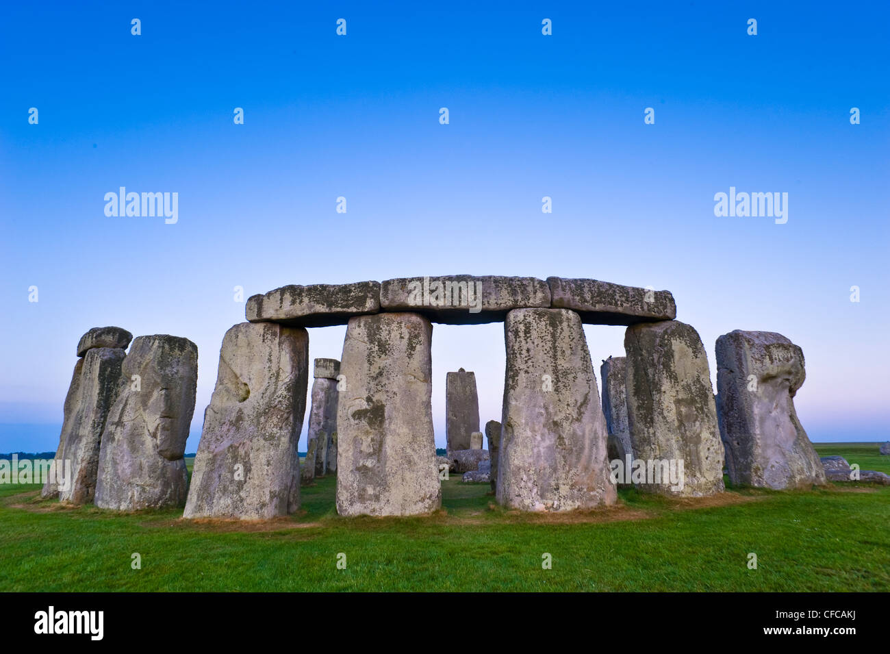 Stonehenge, in der Nähe von Salisbury, Großbritannien Stockfoto