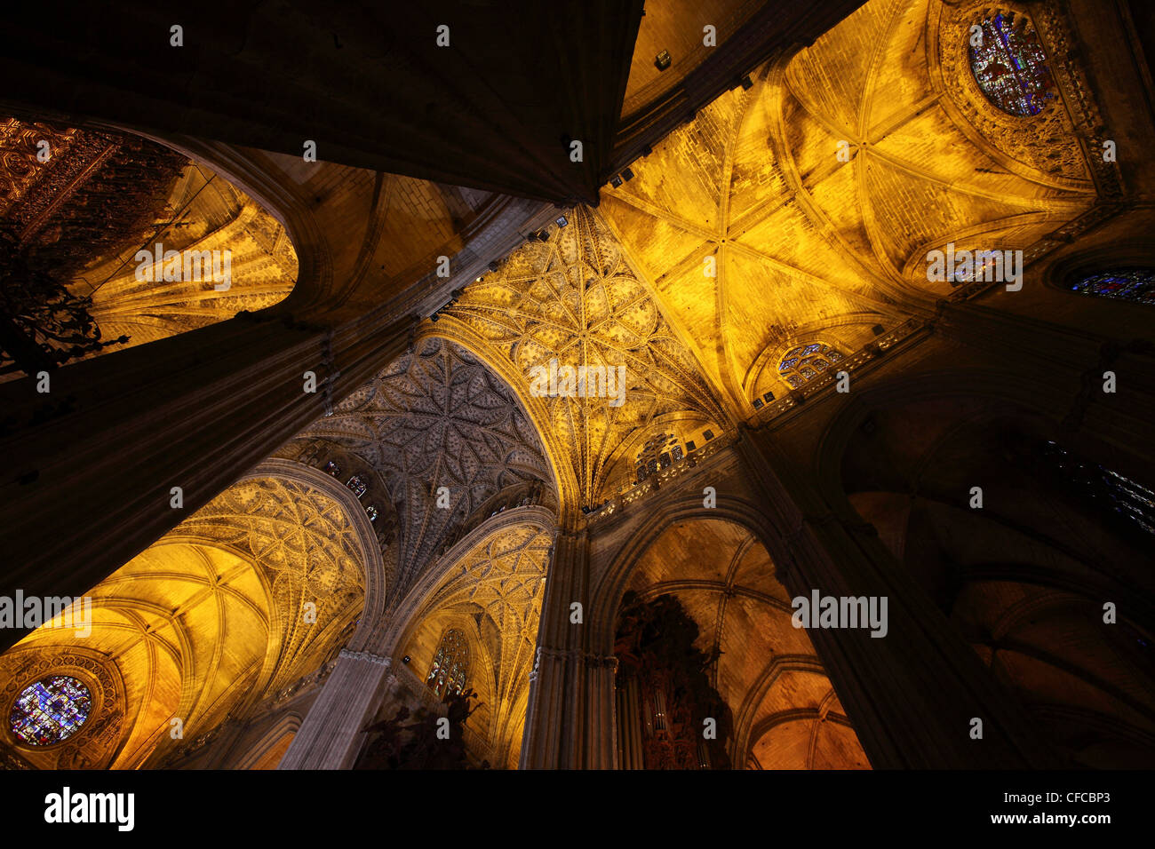 Kathedrale von Santa Maria De La Sede, UNESCO-Welterbe, Sevilla, Sevilla, Andalusien, Spanien Stockfoto