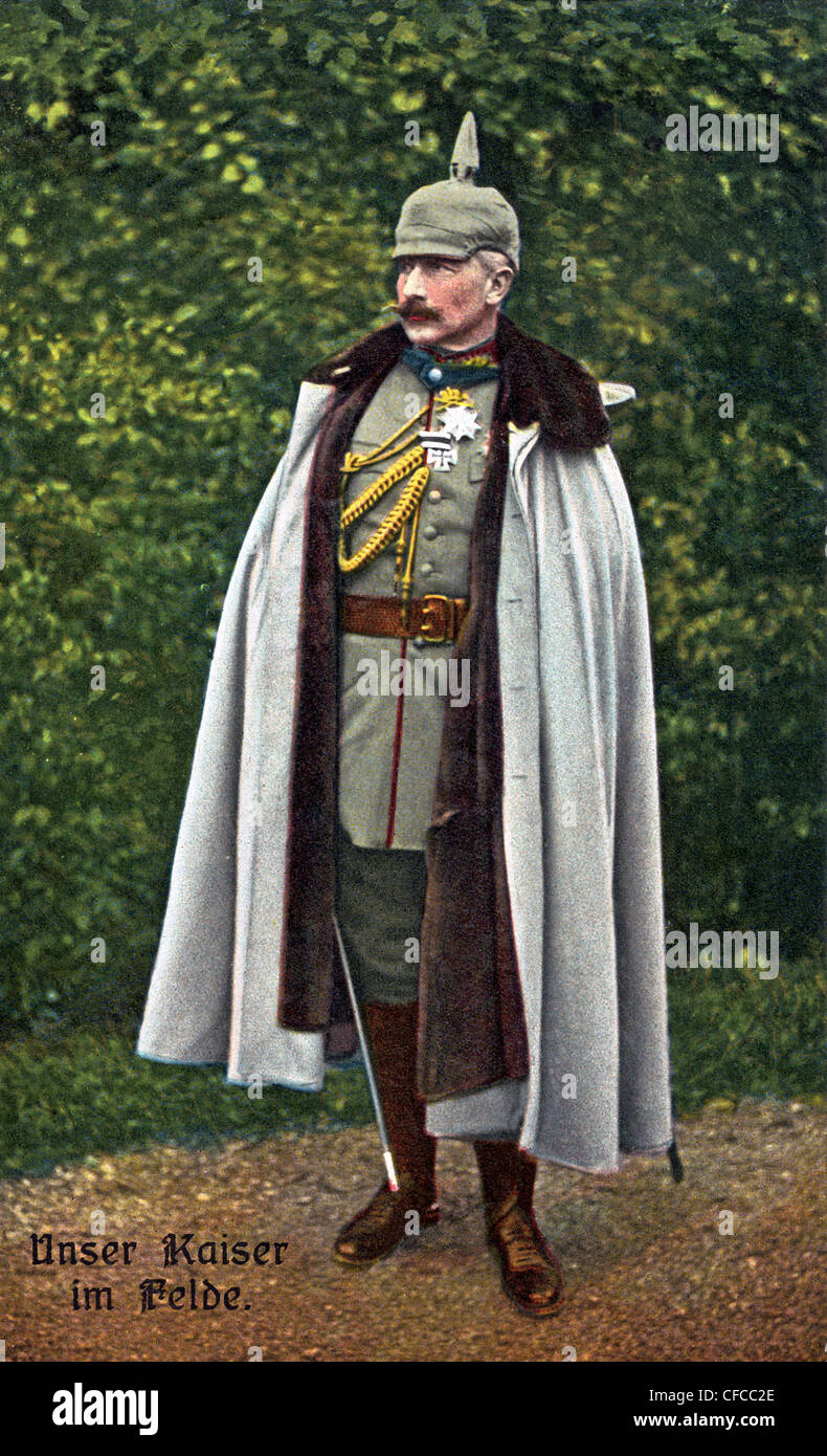 Kaiser, Kaiser Wilhelm II., Wilhelm, Deutschland, Propaganda, Soldaten, Armee, Militär, 1916, Erster weltkrieg, Krieg, Weltkrieg, Europa, 19 Stockfoto