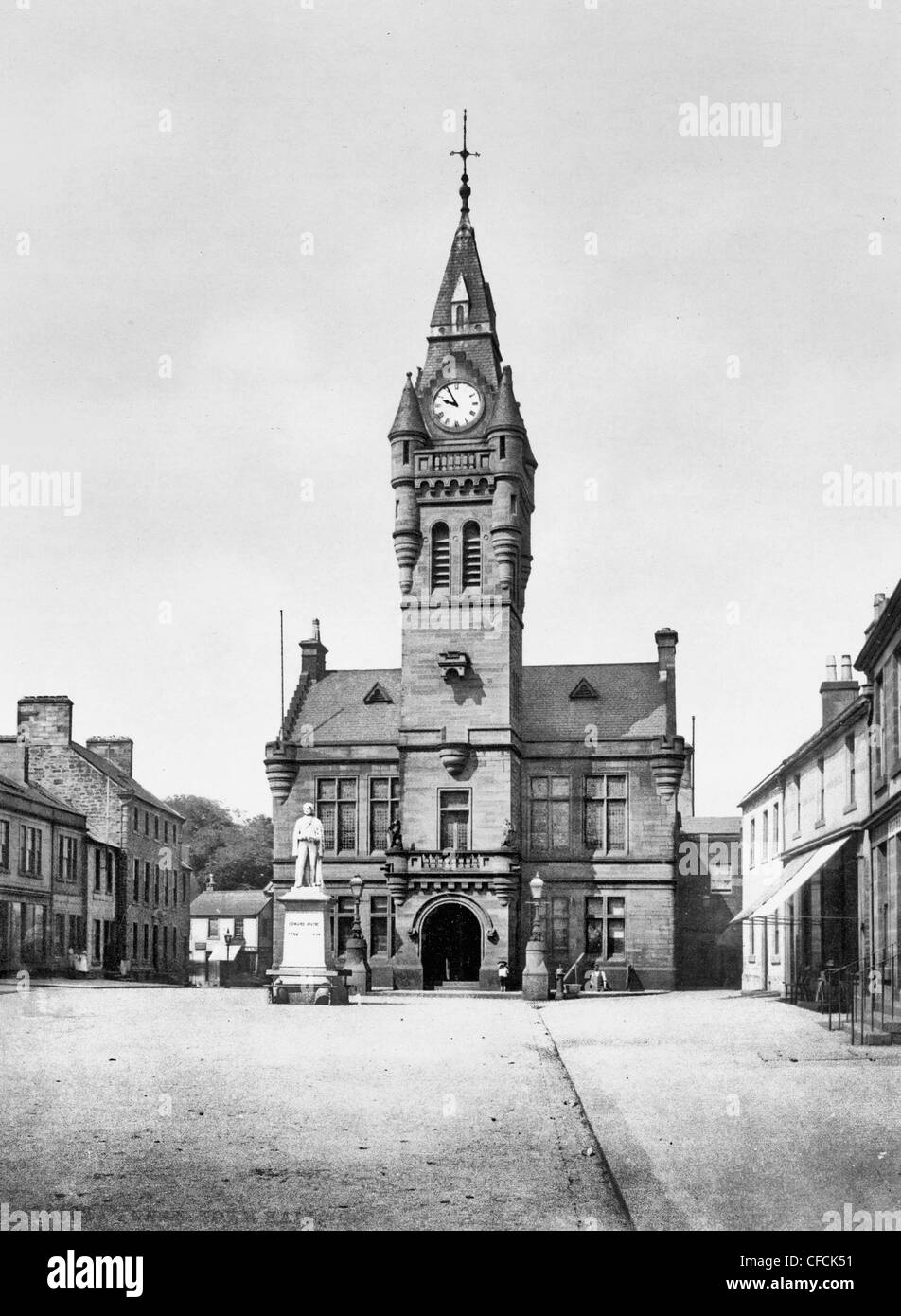 Rathaus, Annan, Schottland, um 1900 Stockfoto