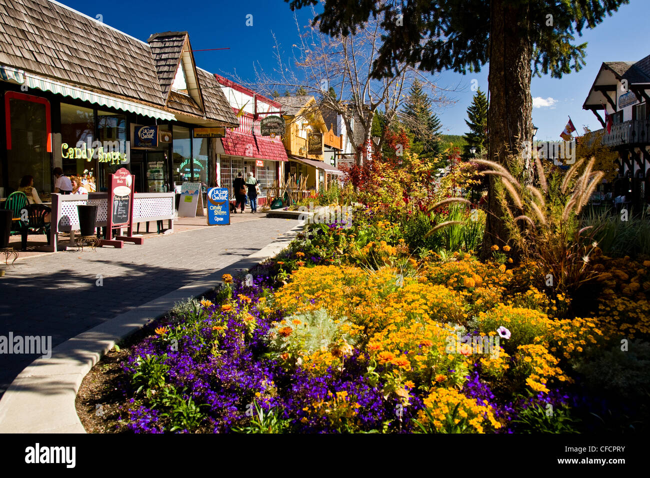 Das Platzl, Kimberley, British Columbia, Kanada Stockfoto