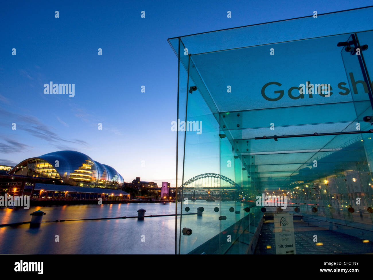 Newcastle Quayside, Newcastle-upon-Tyne, Tyne and Wear, England, UK Stockfoto