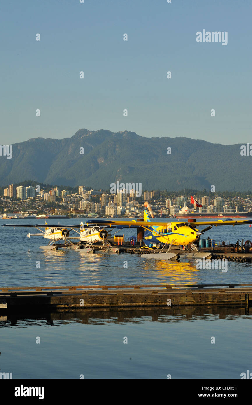 Coal Harbour Seaplane Base, Vancouver, Britisch-Kolumbien, Kanada Stockfoto Coal Harbour Seaplane Base, Vancouver, Britisch-Kolumbien, Kanada Stockfoto