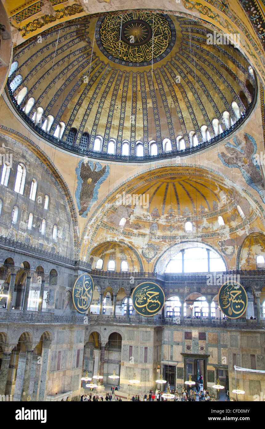 Hagia Sophia, auch bekannt als Aya Sofia, Istanbul, Türkei Stockfoto