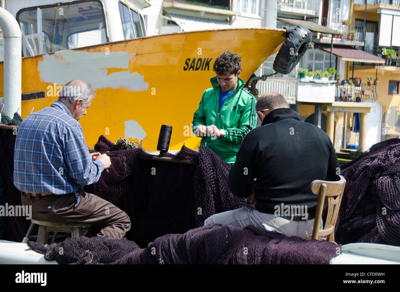 Andolu Kavagi, einem kleinen Fischen/Feriendorf am Ende des Bosporus, Istanbul, Türkei Stockfoto