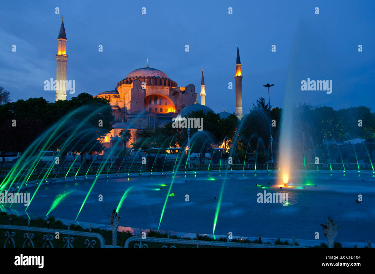 Hagia Sophia, auch bekannt als Aya Sofia, Istanbul, Türkei Stockfoto
