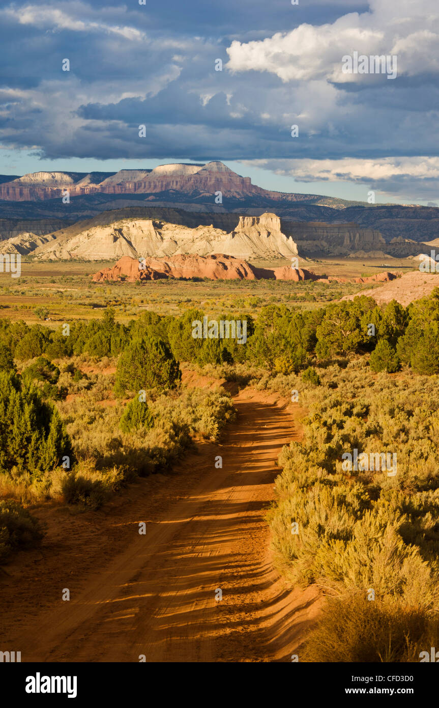 Skutumpah, Straße von Willis Creek in Richtung Bryce, Grand Staircase-Escalante National Monument, Kane County, Utah, USA Stockfoto