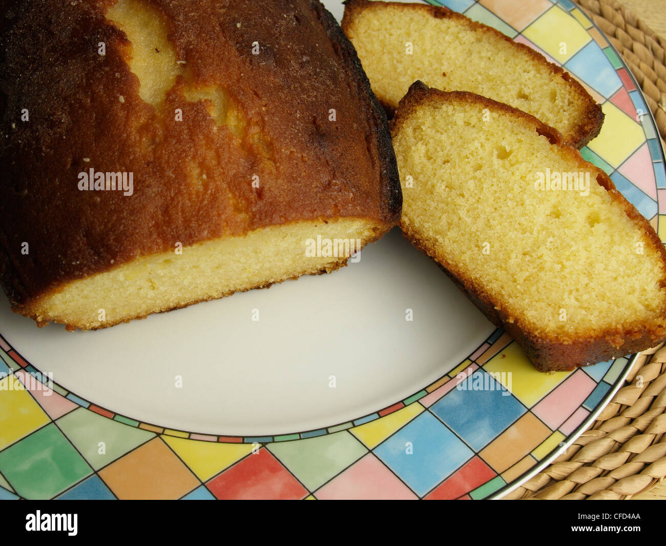 Zitronenkuchen Stockfoto