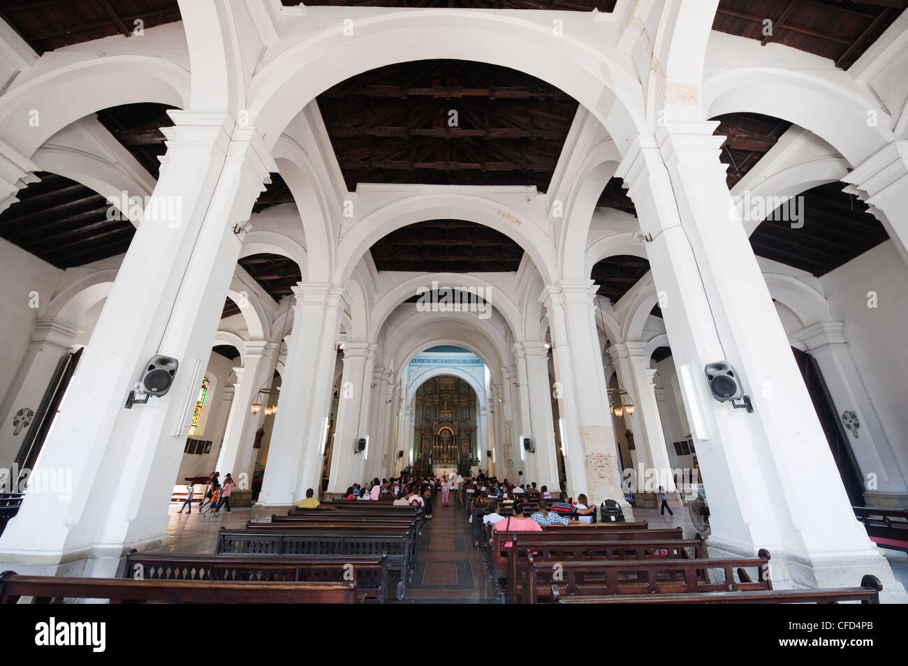 Kathedrale, historische alte Stadt, Weltkulturerbe, Panama City, Panama, Mittelamerika Stockfoto