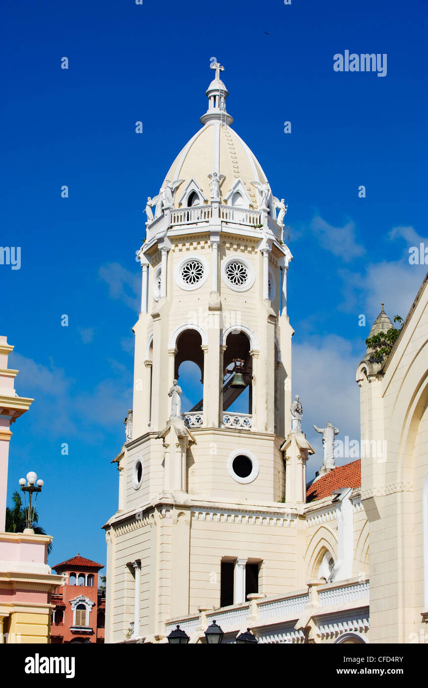 Kirche von San Francisco, historische Altstadt, UNESCO-Weltkulturerbe, Panama City, Panama, Mittelamerika Stockfoto
