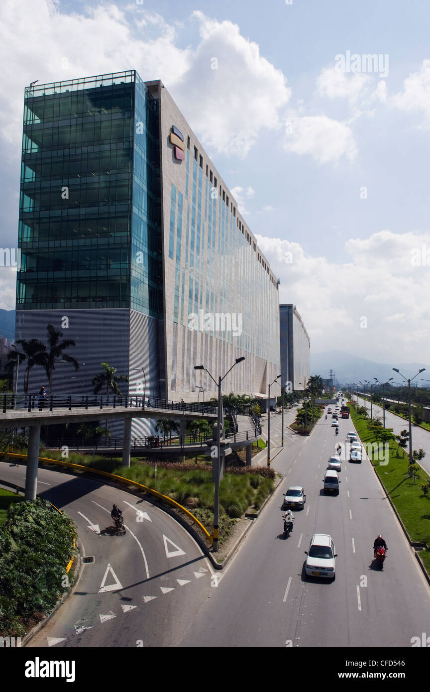 Geschäft Bezirk, Medellin, Kolumbien, Südamerika Stockfoto