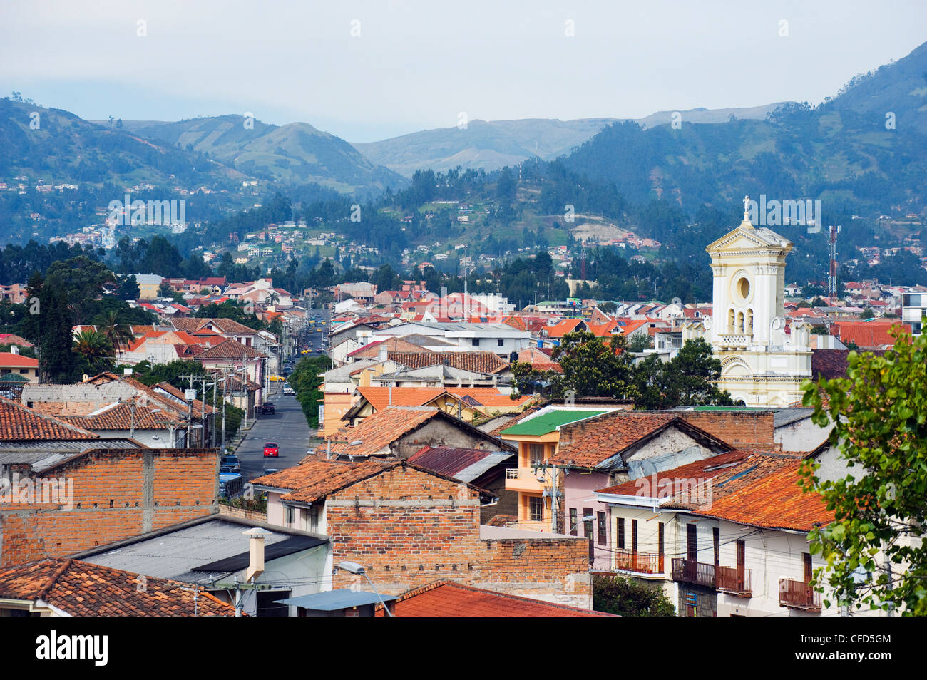 Historisches Zentrum von Santa Ana de Los Rios de Cuenca, UNESCO-Weltkulturerbe, Cuenca, Ecuador, Südamerika Stockfoto