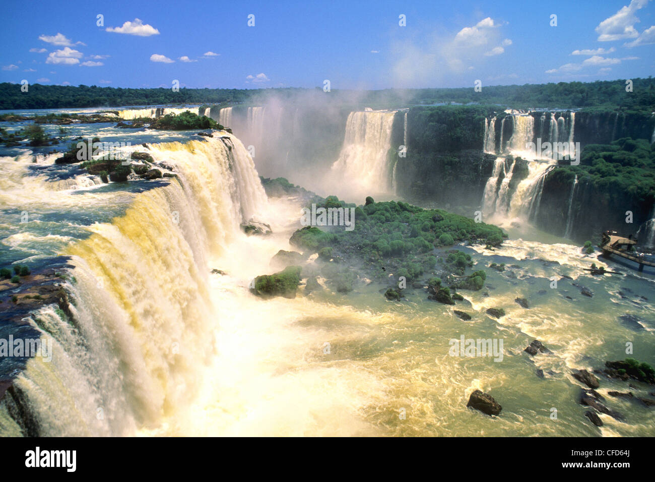 Iguazu Wasserfälle, Misiones, Argentinien, Südamerika Stockfoto