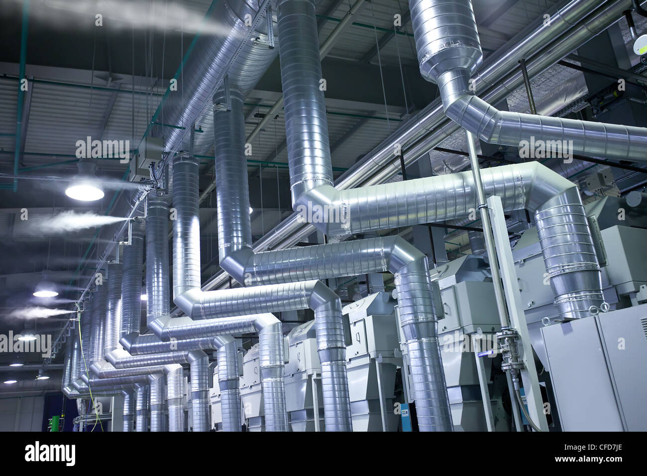 Air Liquide-Fabrik Stockfoto