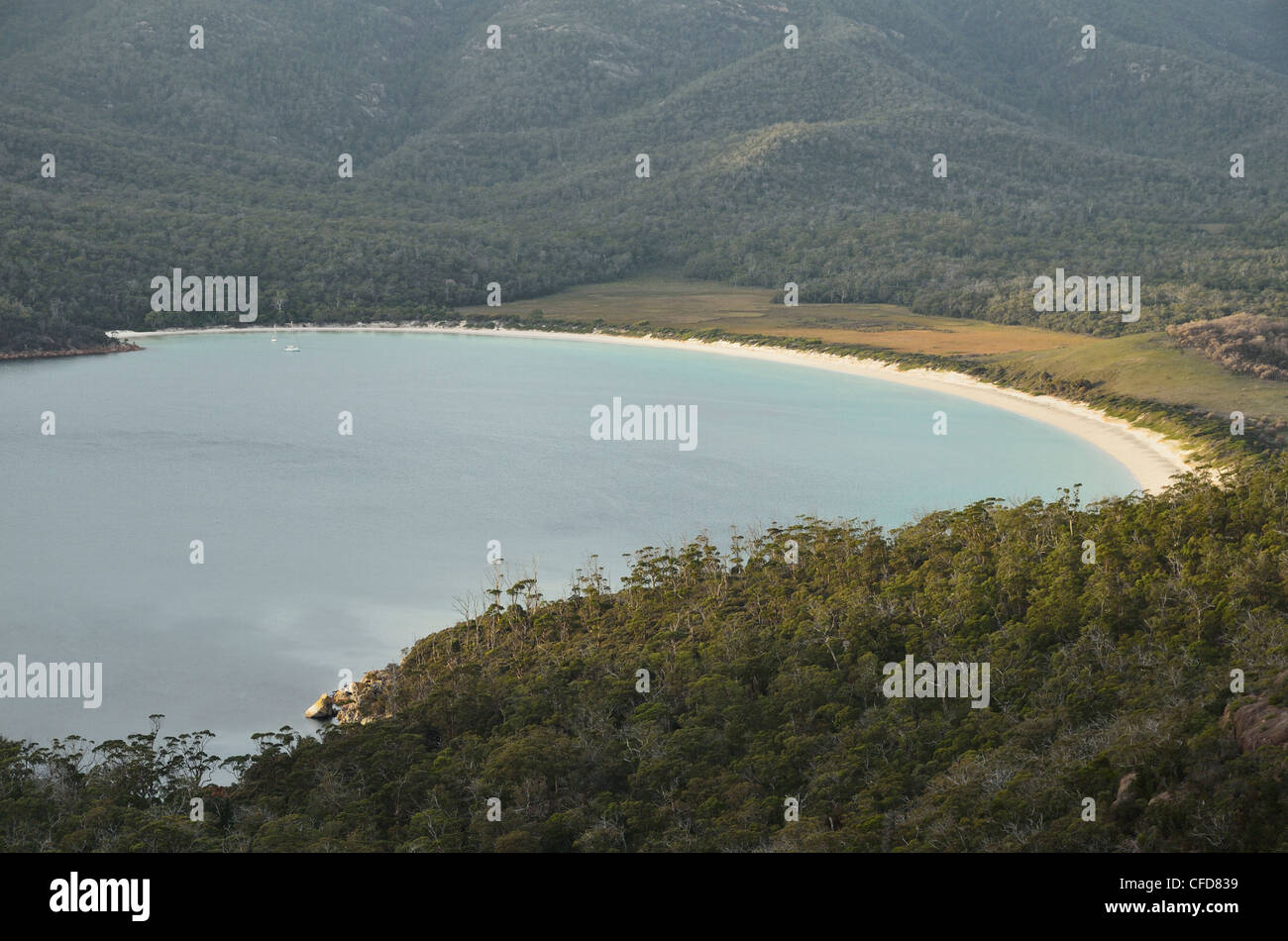 Wineglass Bay, Freycinet National Park, Freycinet Peninsula, Tasmanien, Australien, Pazifik Stockfoto