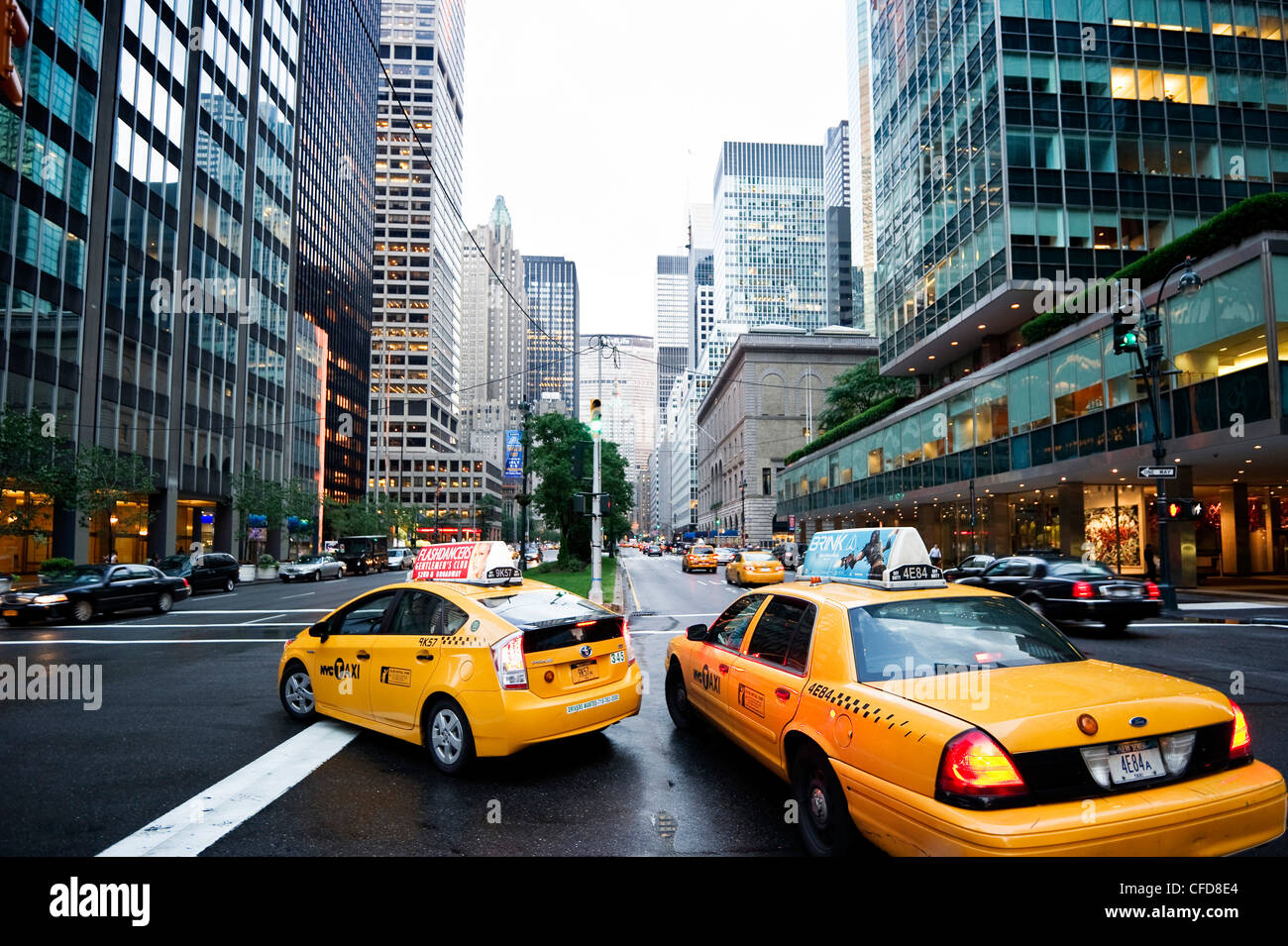 Park Avenue in Midtown Manhattan, New York, USA Stockfotografie Alamy