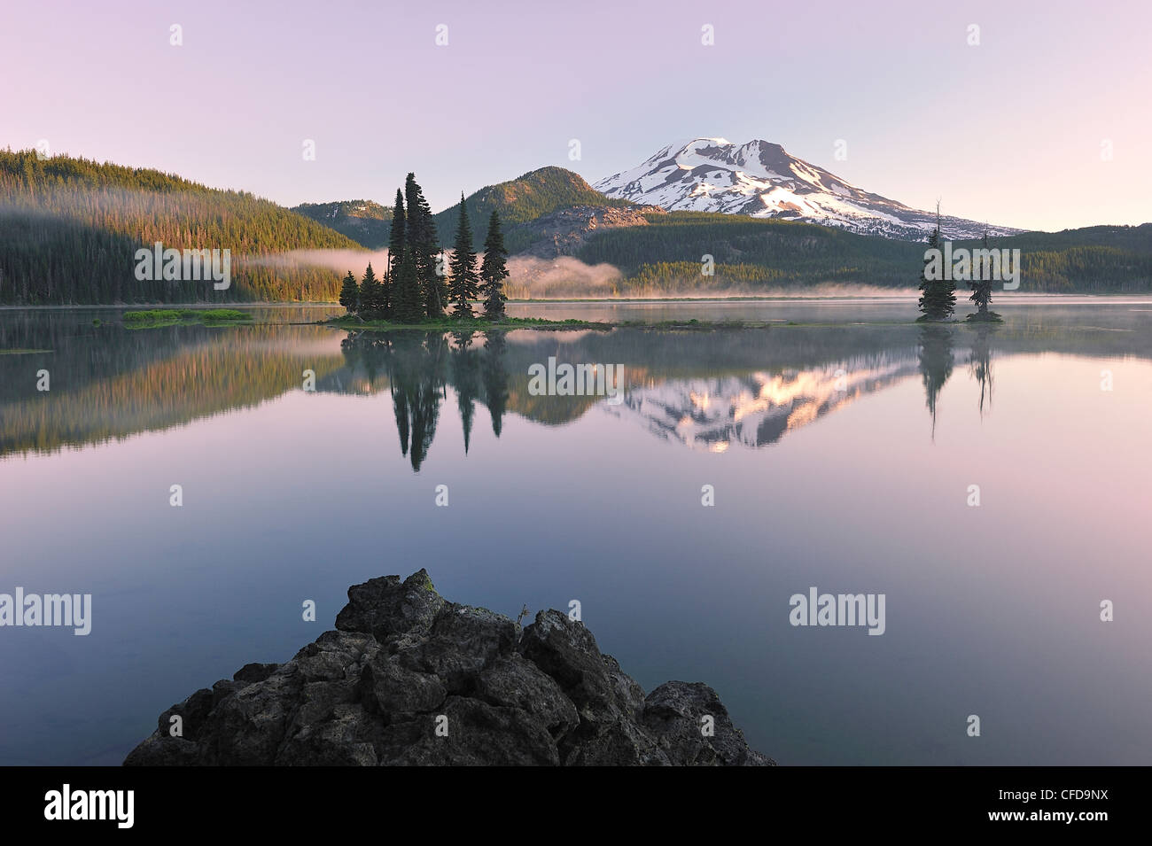Sparks Lake, Zentral-Oregon, USA Stockfoto
