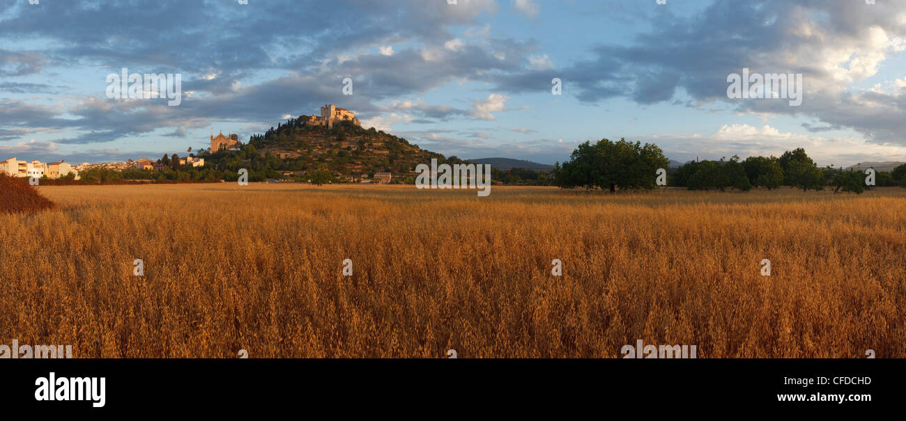 Stadt-Ansicht, Arta, Stadt, Mallorca, Balearen, Spanien, Europa Stockfoto